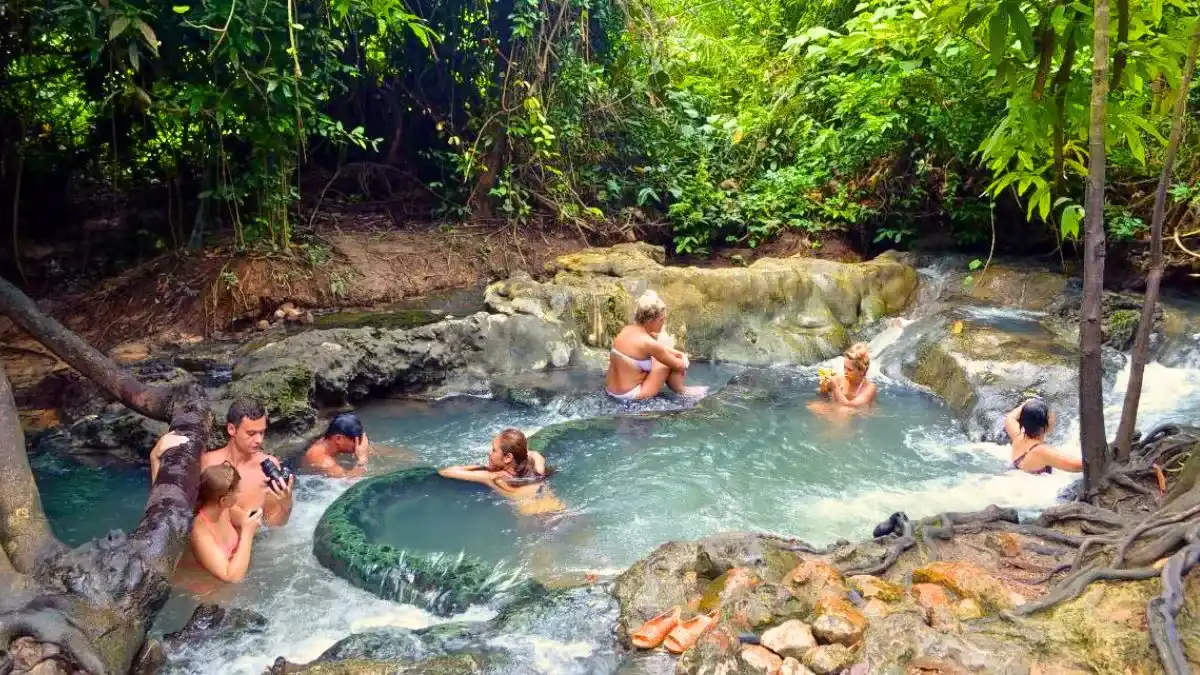 Natural hot Springs at Khlong Thom