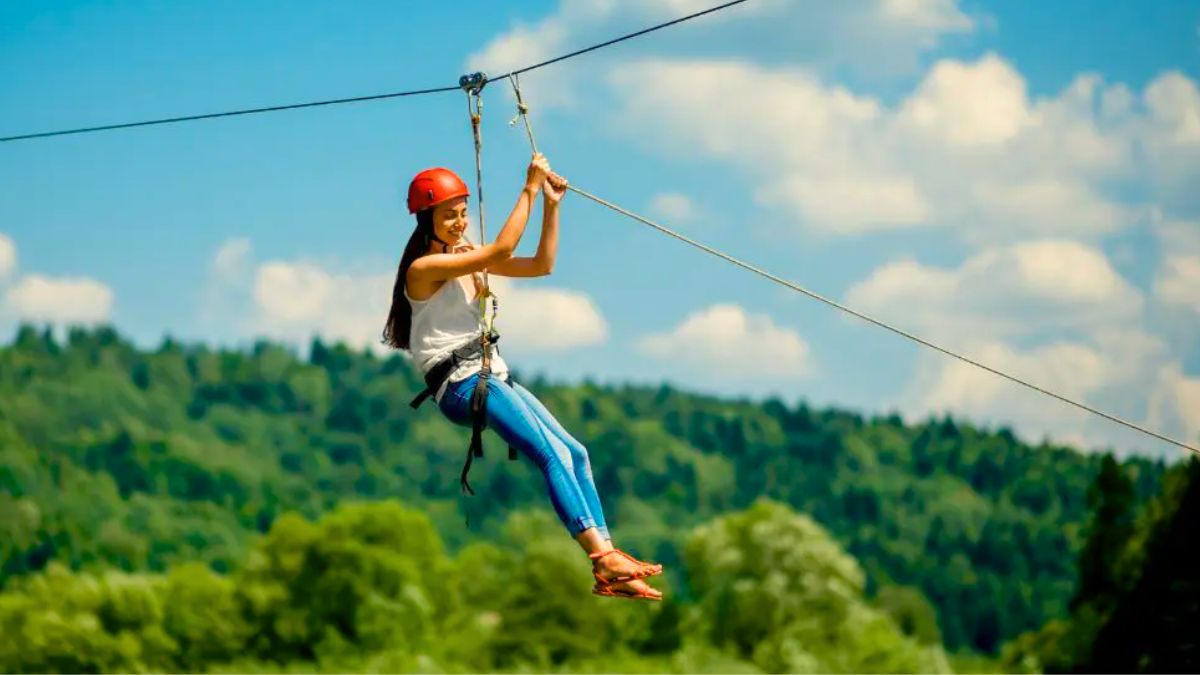 Zipline at Tarzan Adventure Pattaya