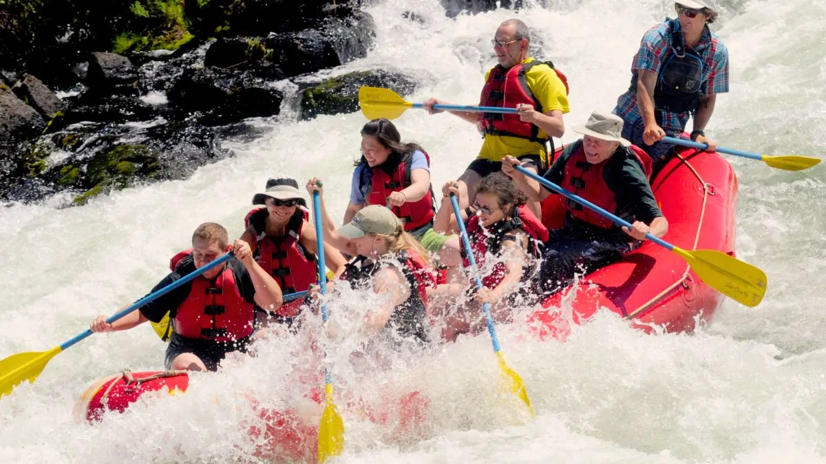 Rapids with Whitewater Rafting