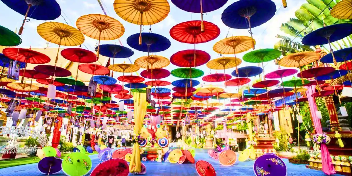 Attend the Bo Sang Umbrella Festival